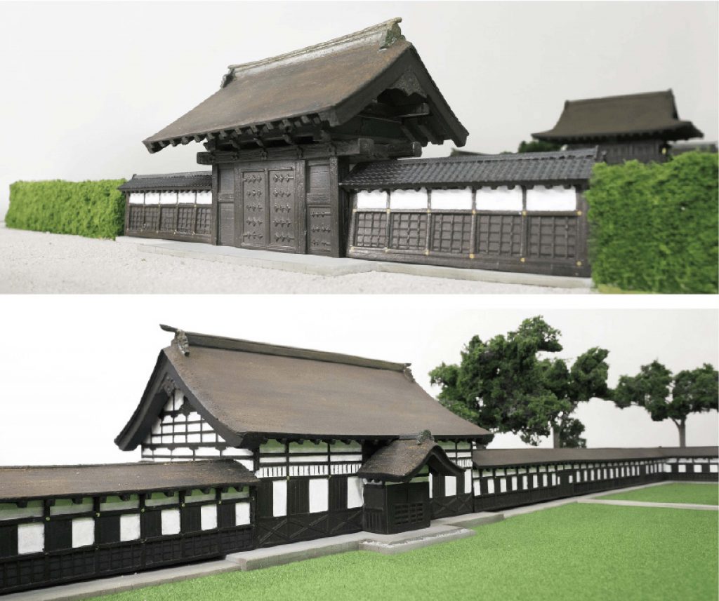 製作例：国宝 高岡山瑞龍寺青銅製模型 1/100